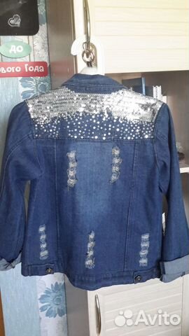 Куртка джинсовая новая