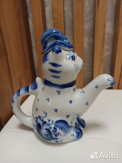 Чайник Гжель Кот