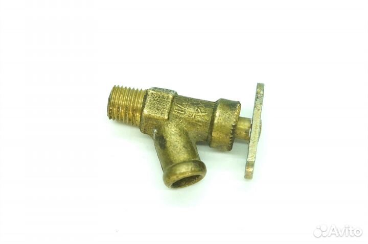 Кран сливной, латунь, универсальный