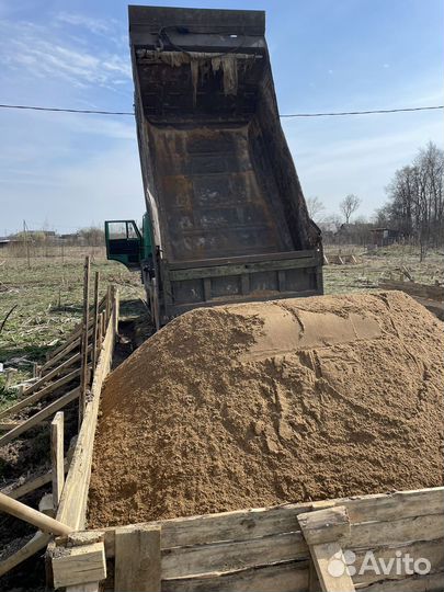 Песок.Щебень.Плодородный грунт