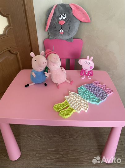 Стол и стул Икеа Маммут