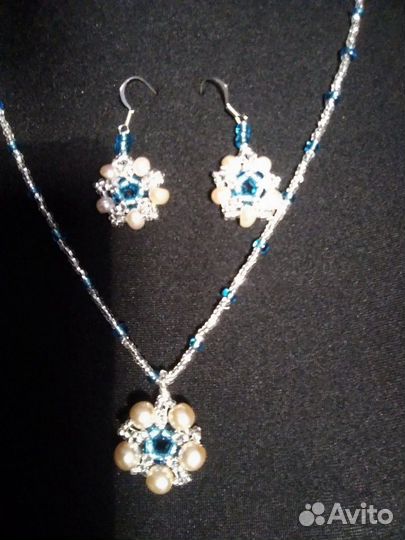 Набор из бисера и жемчуга