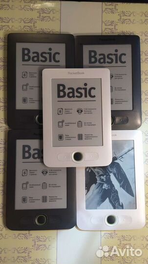 Pocketbook Basic (613) с coolreader и чехлом