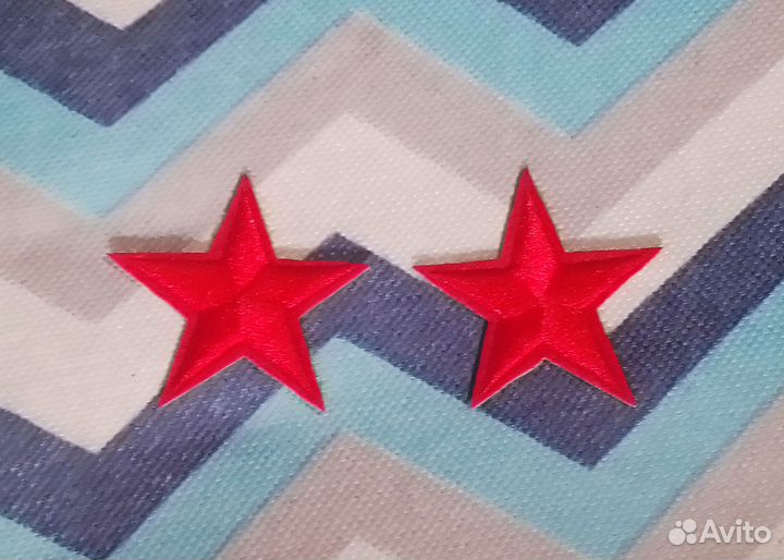 Комплект - Нарукавные звезды рядового состава ркка