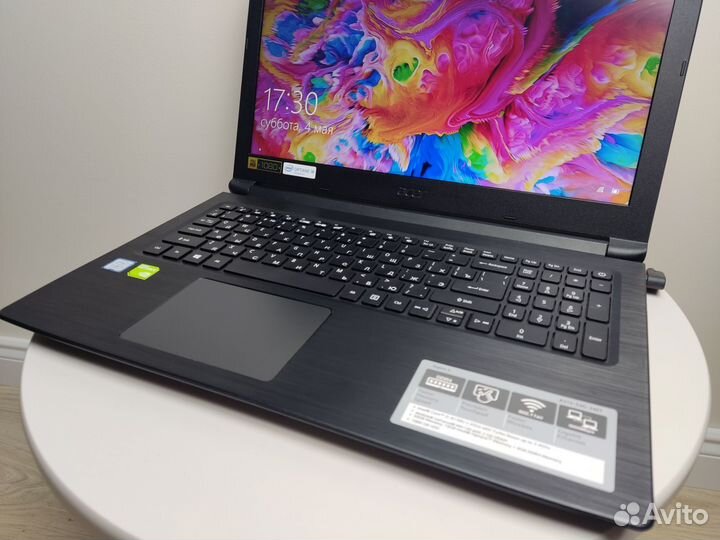 Шикарный Acer FullHD Core i3 8th, 12Gb, SSD, MX130