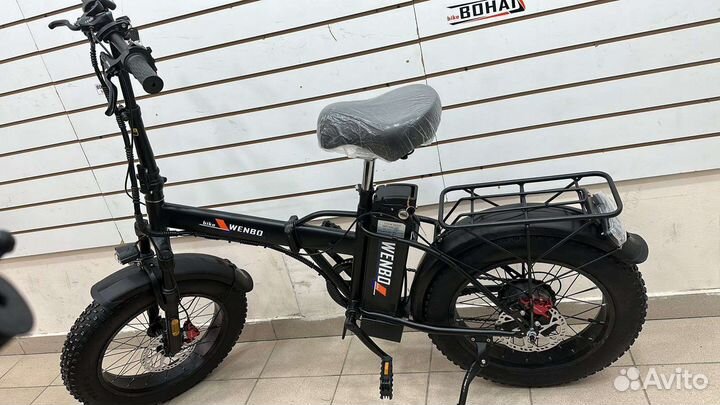 Электровелосипед фэтбайк складной