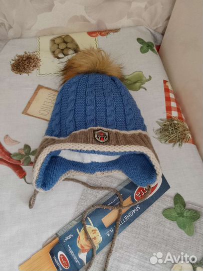 Детские тёплые шапки