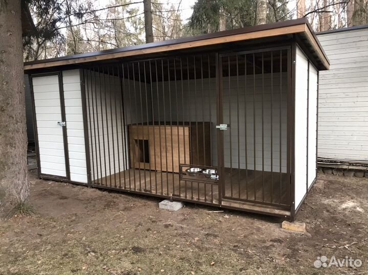 Вольер с зимником для собак