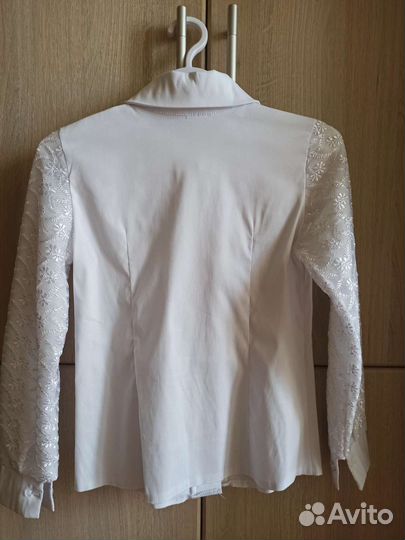 Блузка белая школьная