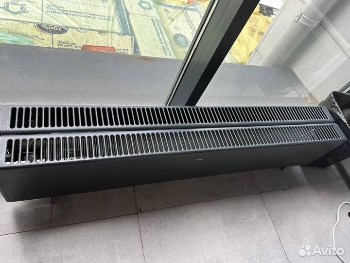 Конвектор водяной чёрный