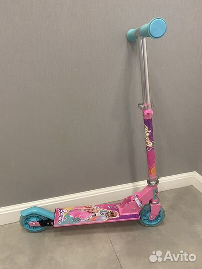 Самокат детский двухколесный kreiss Barbie новый