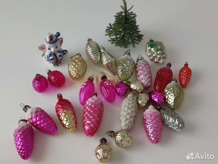 Винтажная Коллекция Ëлочных игрушек ГДР/ссср