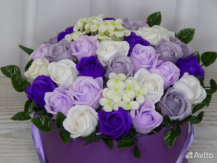 Мыльный букет из роз