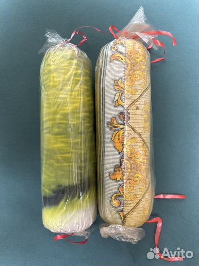 Валик для спины массажный, натуральный наполнитель