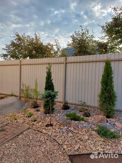 Ландшафтный работы, проекты, автополив, газон