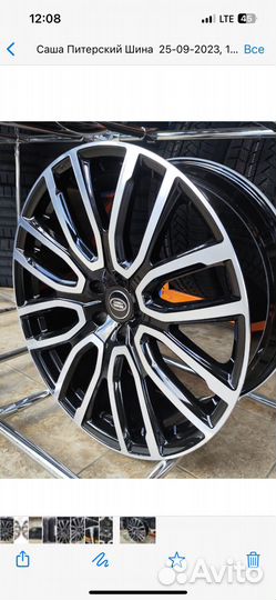 Новые кованые диски на Range Rover NEW R23