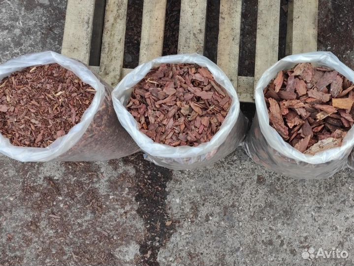 Кора лиственницы и сосны в мешках с доставкой