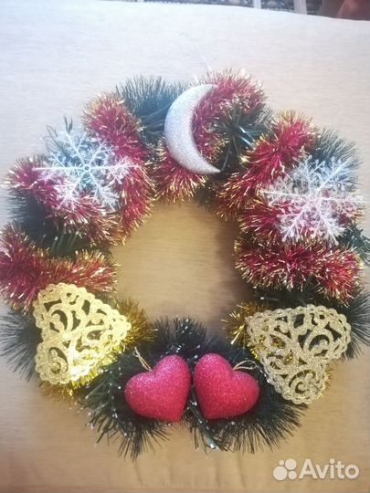 Новогодний венок,заготовка