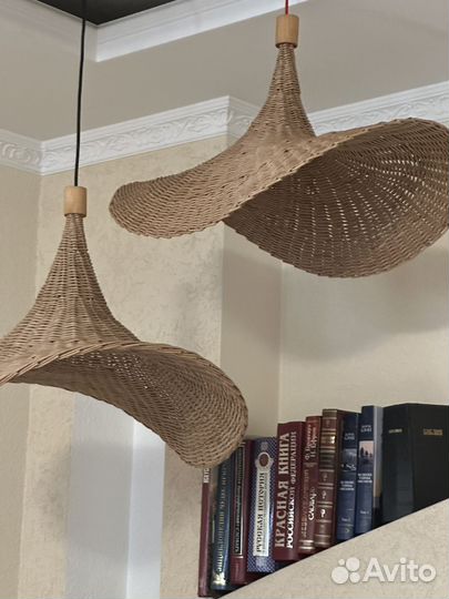 Абажур плетеный