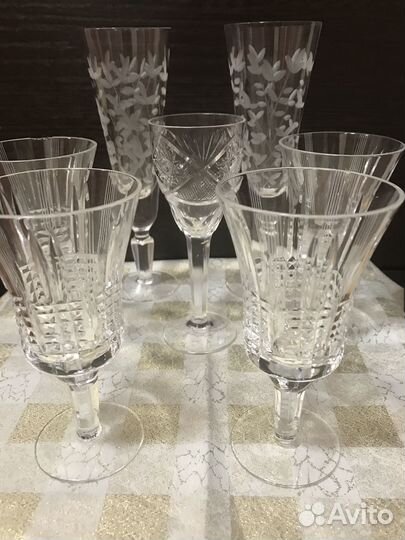 Бокалы фужеры рюмки СССР