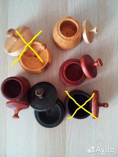 Горшочки деревянные ручная работа