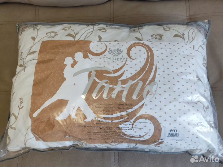 Подушка пуховая новая