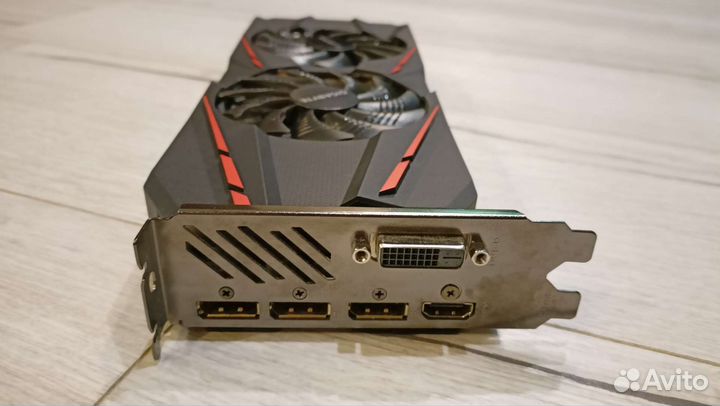 Видеокарта gigabyte nvidia GeForce GTX 1060, 6гб