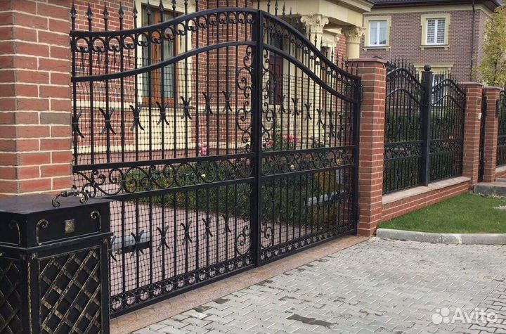 Кованые ворота