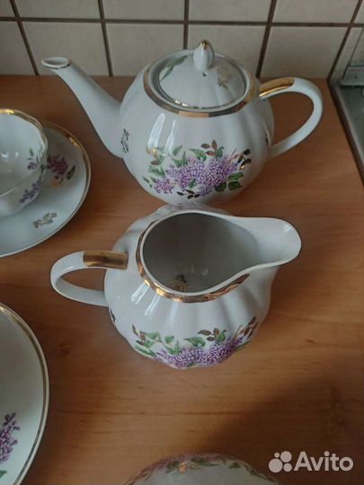 Сервиз чайный Сирень Дулево