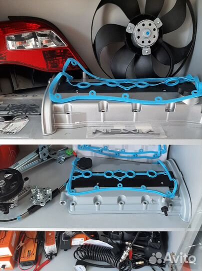 Алюминиевая клапанная крышка Nexia Lacetti Cruz