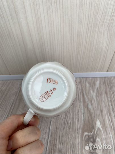 Чашки из фарфора СССР Рига