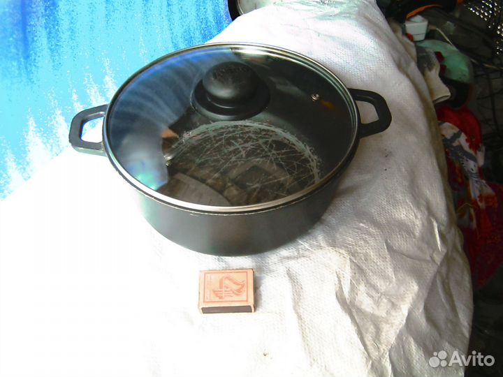 Сковорода - казан глубина 9.5 см 25 см ширина