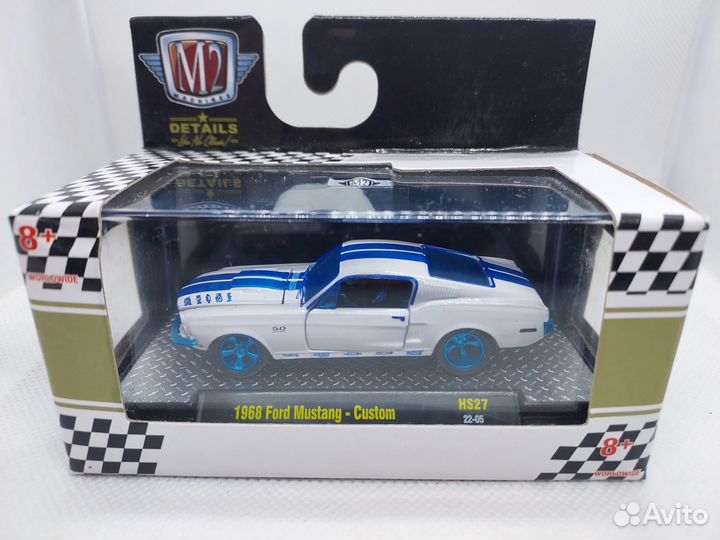 M2 Machines 1/64 1968 Ford Mustang - Custom