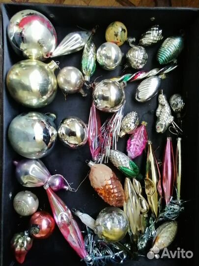 Елочные игрушки СССР одним лотом