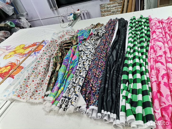 Сублимация на ткани Печать принта на ткани/ покрас