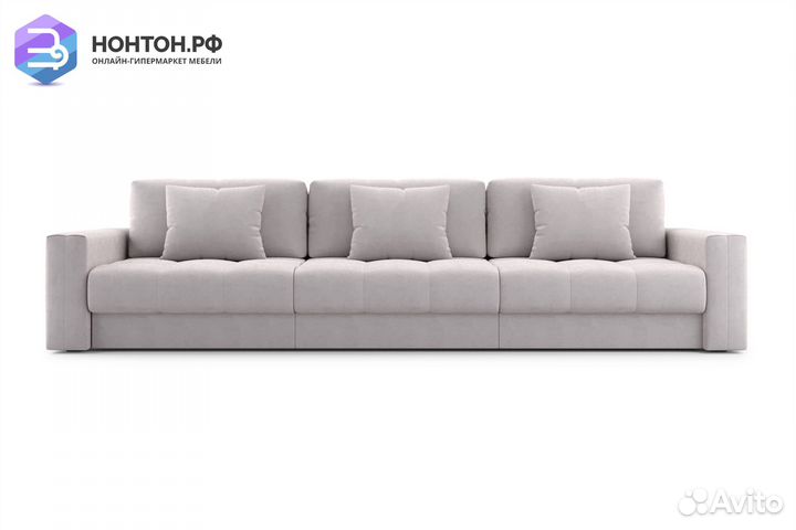 Диван тик-так Монарх 3-х местный бежевый