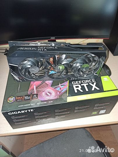 Gigabyte RTX 3080 ti aurus master возм обмен