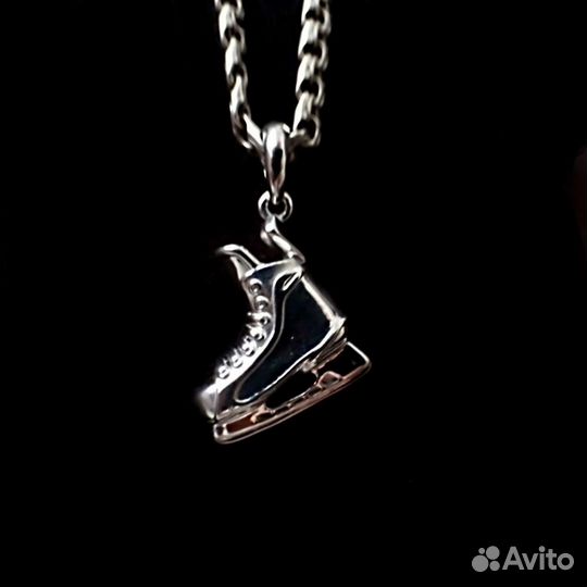 Изготовим подвеску конёк хоккей, с номером игрока