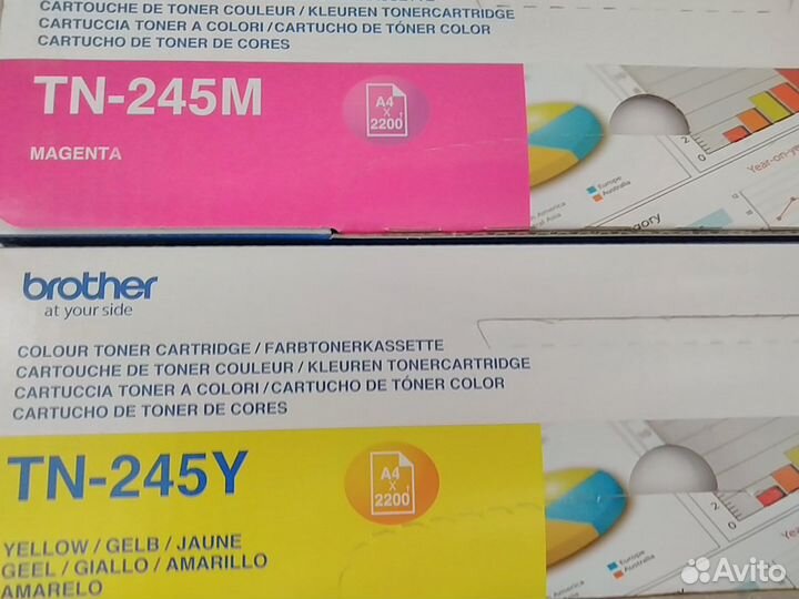 Картридж лазерный Brother TN-245 Y, M