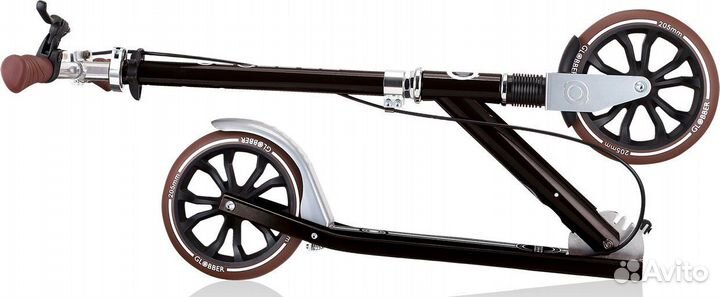 Самокат Globber NL 205 deluxe (2023) черный Kra19