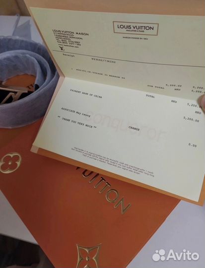 Ремень Louis Vuitton оригинал в наличие