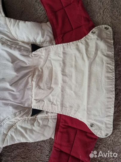 Эргорюкзак manduca pure cotton chilli red с4х м