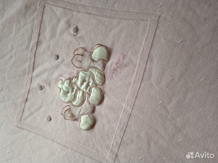 Плед детский вязаный