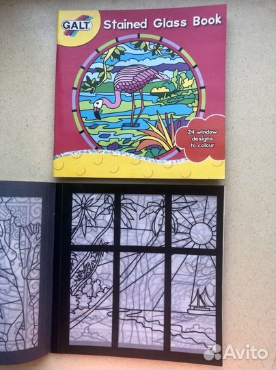 Книга трафаретов витражей galt