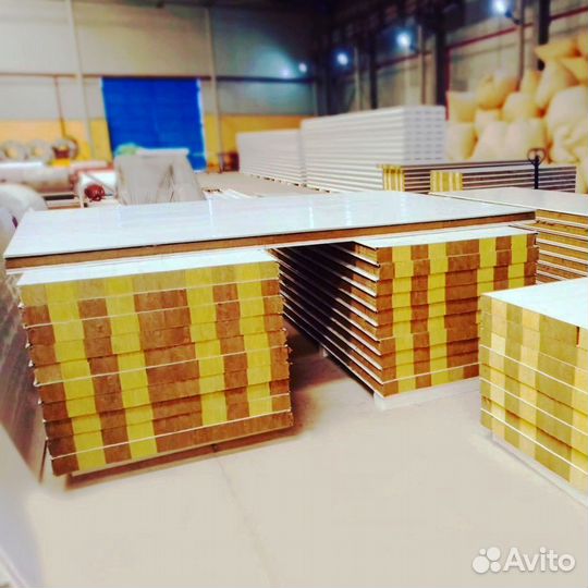 Сэндвич панели стеновые и кровельные