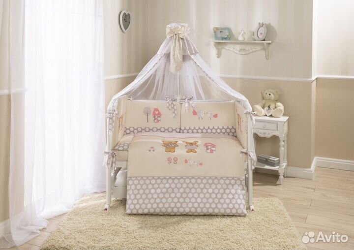 Комплект в кроватку 7 предметов