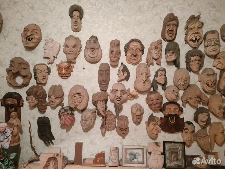 Маски из дерева