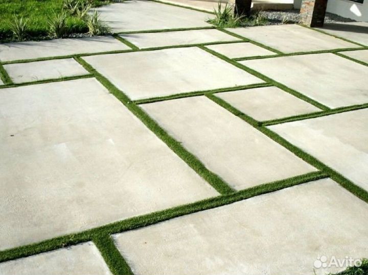 Ланшафтные плиты из бетона. Бетонные работы