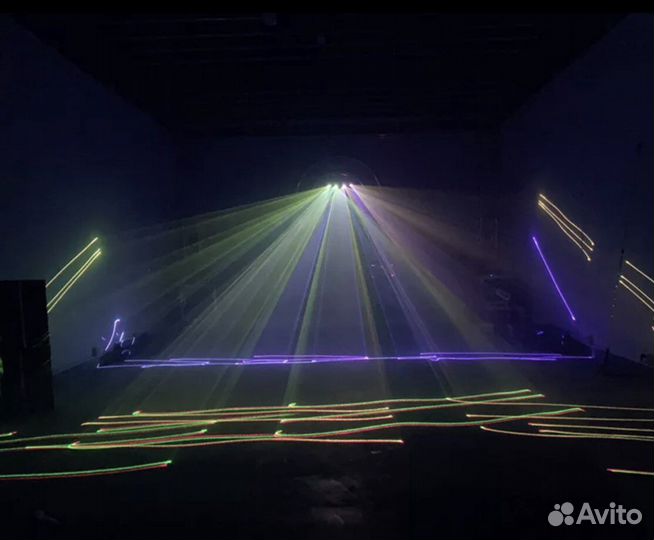 Лазер 4 в 1 светомузыка