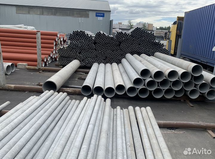 Труба хризотилцементная хц безнапорная / напорная